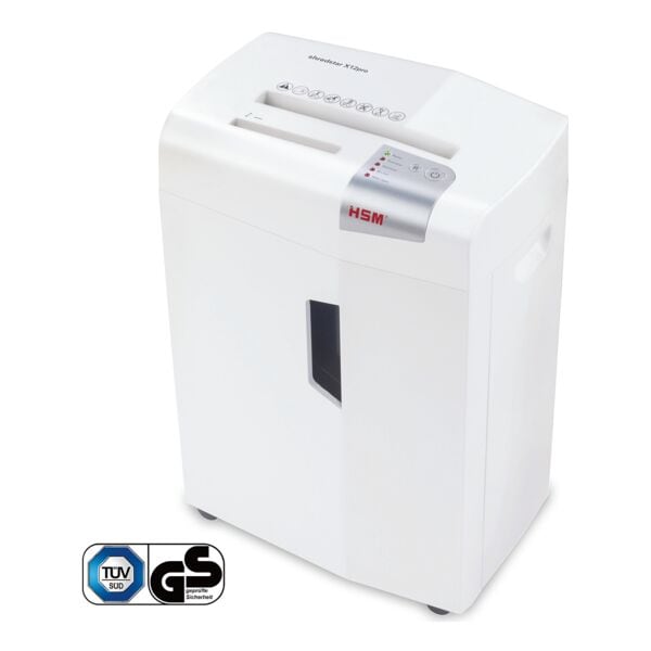 Papiervernietiger »shredstar X12pro 2 x 15 mm« snijdt snippers tot 12 bladen