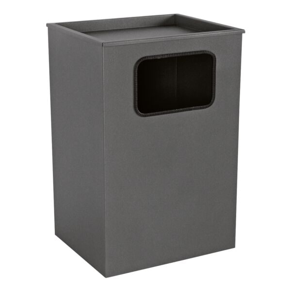 Staande asbak staalplaat 28 liter