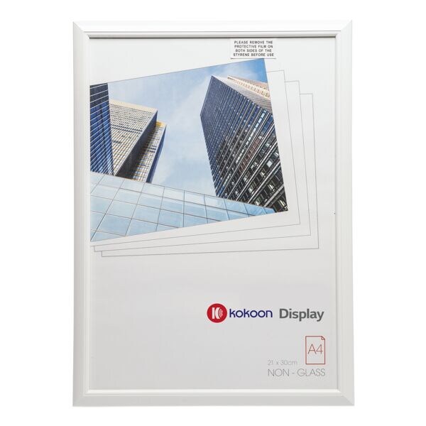 Fotolijst A4 Backloader, PVC