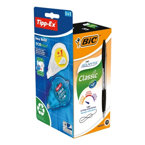 Balpen »Atlantis Classic« + correctieroller »Easy Refill«