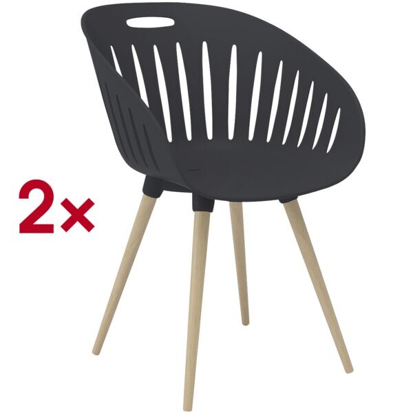 Set van 2 »T2023« bezoekersstoelen voor buiten