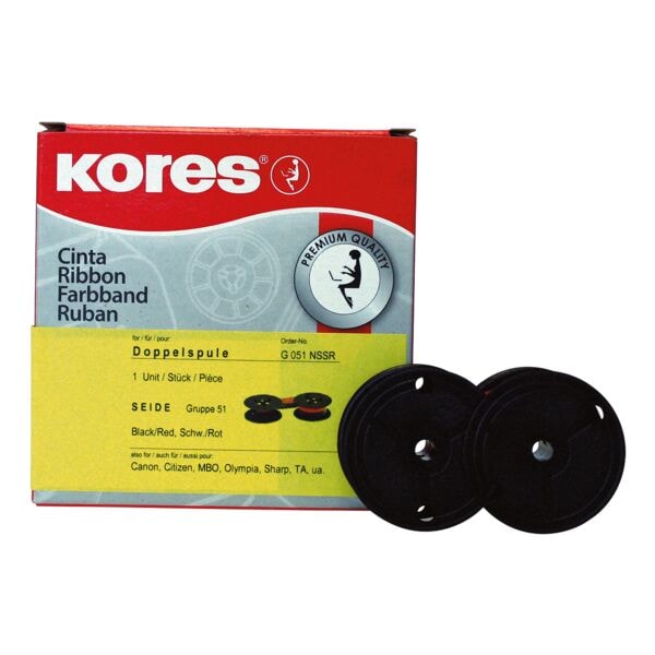 Kleurenlint »G051NSSR« zwart/rood