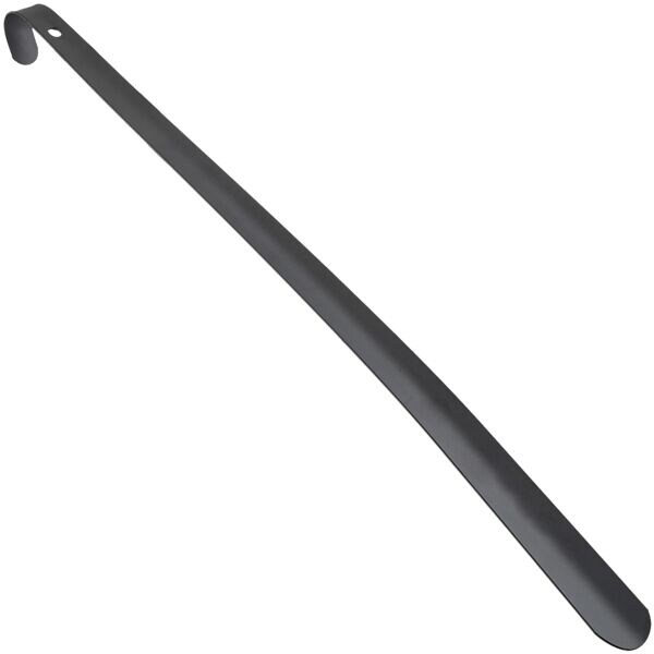 Schoenlepel van metaal, 60 cm, zwart