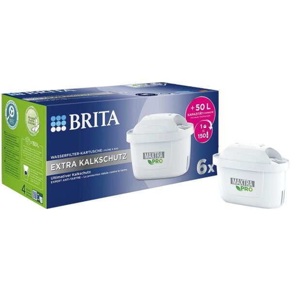 Pak met 6 waterfilterpatronen »MAXTRA PRO Extra Kalkschutz«