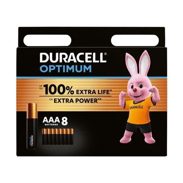 Set van 8 »Optimum« Micro / AAA batterijen