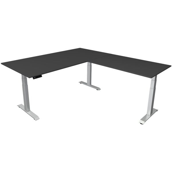 Bureau hoogte verstelbaar (elektrisch) »Move 4« 200 cm T-poot 90°-hoek