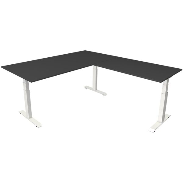 Bureau hoogte verstelbaar (elektrisch) »Move 4« 200 cm T-poot 90°-hoek
