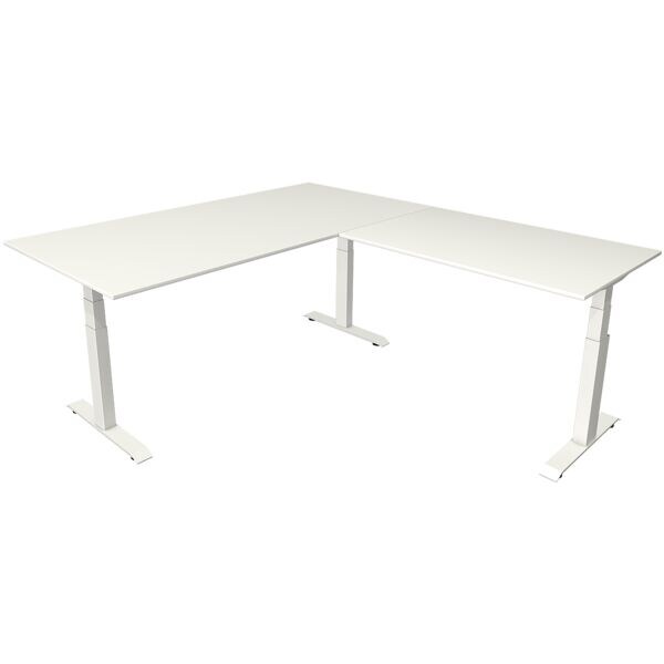 Bureau hoogte verstelbaar (elektrisch) »Move 4« 200 cm T-poot 90°-hoek