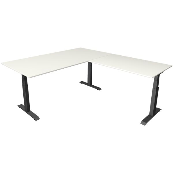 Bureau hoogte verstelbaar (elektrisch) »Move 4« 200 cm T-poot 90°-hoek