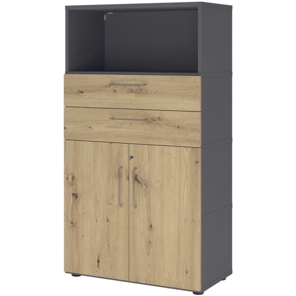 Open kast »Flexwall« 80 cm breed 4 OH 2 laden
