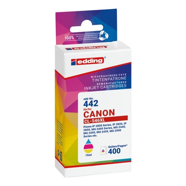 Inktpatroon vervangt Canon »CL-546XL«