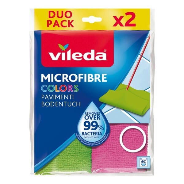 Pak met 2 microvezel dweil »Colors«