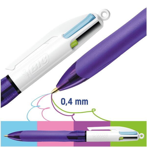 4-kleuren balpen »4 Colours Grip Fun«