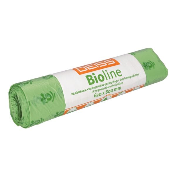 10 vuilniszakken van biofolie »Bioline« 60 L composteerbaar