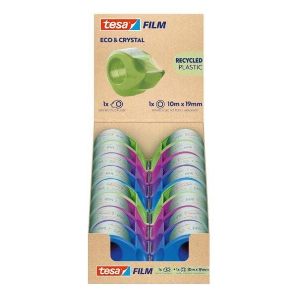 Minidispenser + plakfolie »Eco&Crystal« 19mm/10m