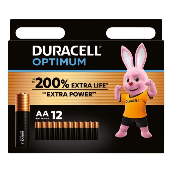 Set van 12 »Optimum« Mignon / AA batterijen