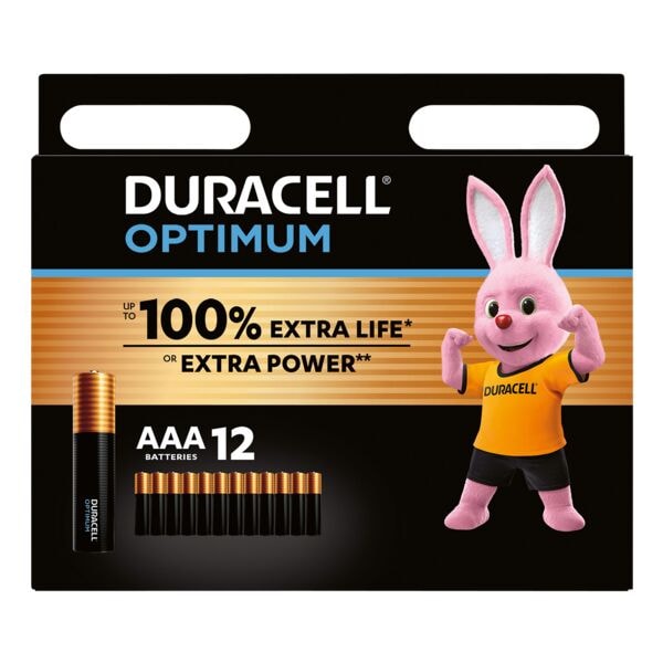 Set van 12 »Optimum« Micro / AAA batterijen