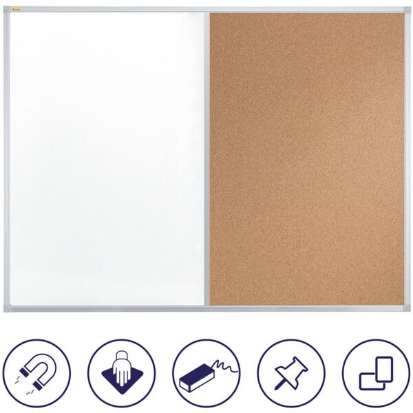 Kurkbord / combinatiebord »X-tra!Line« 90x60 cm