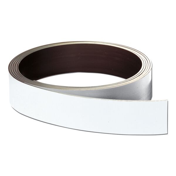 Magneetband wit - 4 x1000 cm