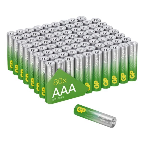 Pak met 80 batterijen »Super Alkaline« Micro/ AAA / LR03