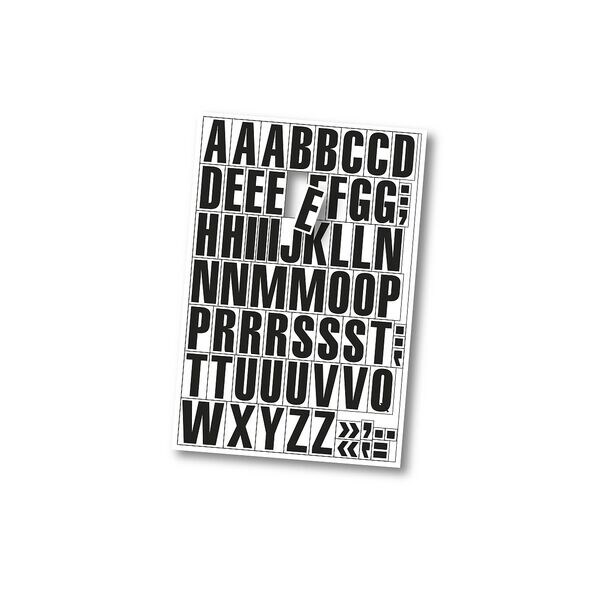 Pak met 2 magnetische letters A-Z