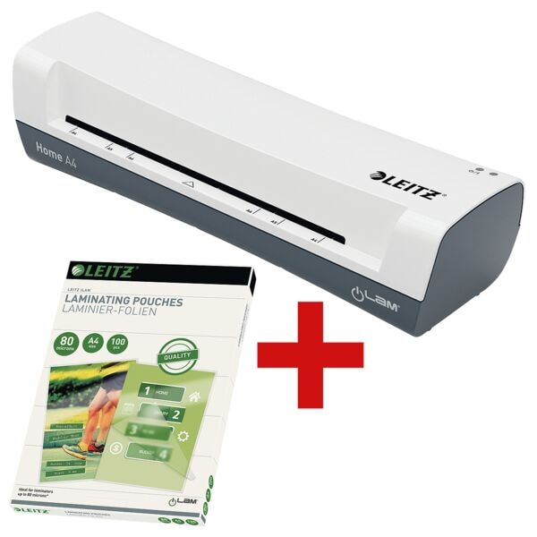 Lamineermachine Home A4 »iLAM Home« incl. lamineerfolies A4 100 stuks 80 micron