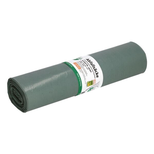 25 afvalzakken van gerecycleerd materiaal »LOOP PLUS&reg;« 120 liter naturel