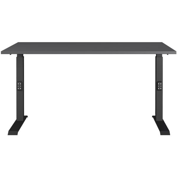 In hoogte verstelbaar bureau (mechanisch) »Mailand« 140 cm,