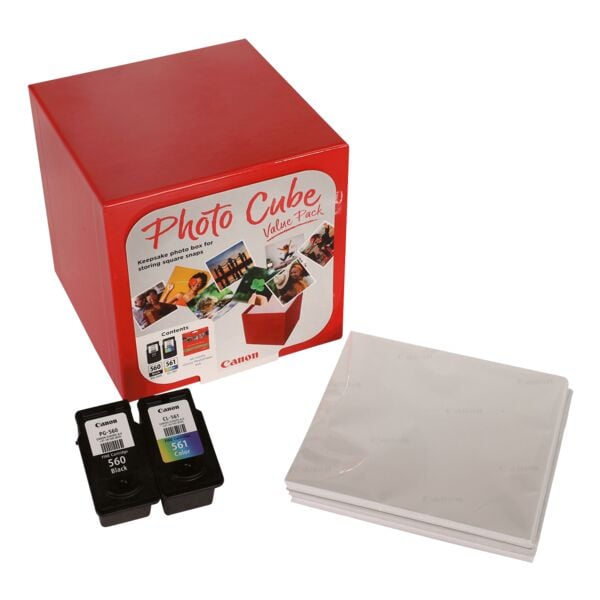 Value Pack: inktcartridgeset »PG-560 & CL-561« incl. Photo Cube en 40 bladenen f
