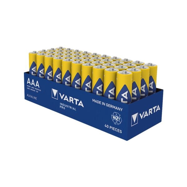 Pak met 40 batterijen »Alkaline INDUSTRIAL PRO« Micro AAA