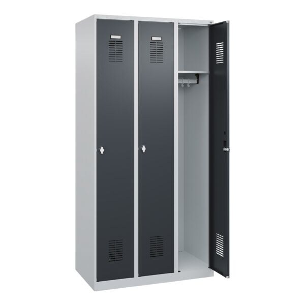 Garderobekast »Basis PLUS« 3x1 met draaislot