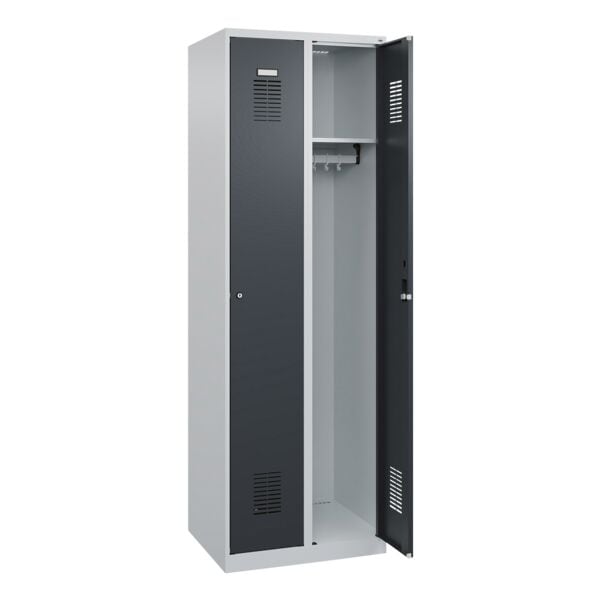 Garderobekast »Basis PLUS« 2x1 met cilinderslot