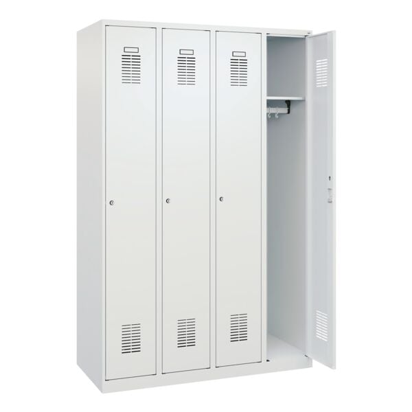 Garderobekast »Basis PLUS« 4x1 met cilinderslot