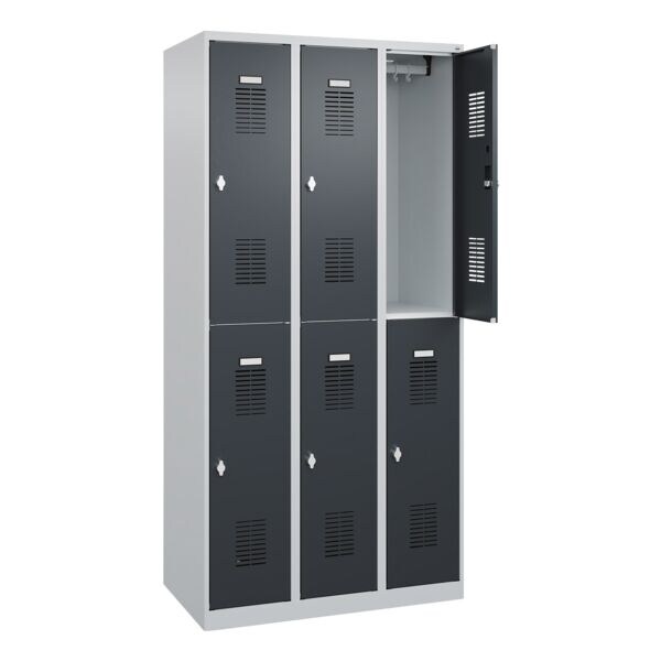 Garderobekast »Basis PLUS« 3x2 met draaislot