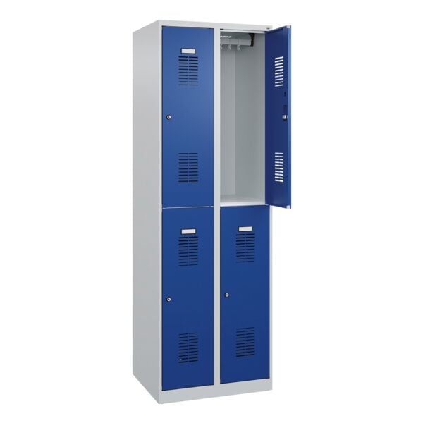 Garderobekast »Basis PLUS« 2x2 met cilinderslot