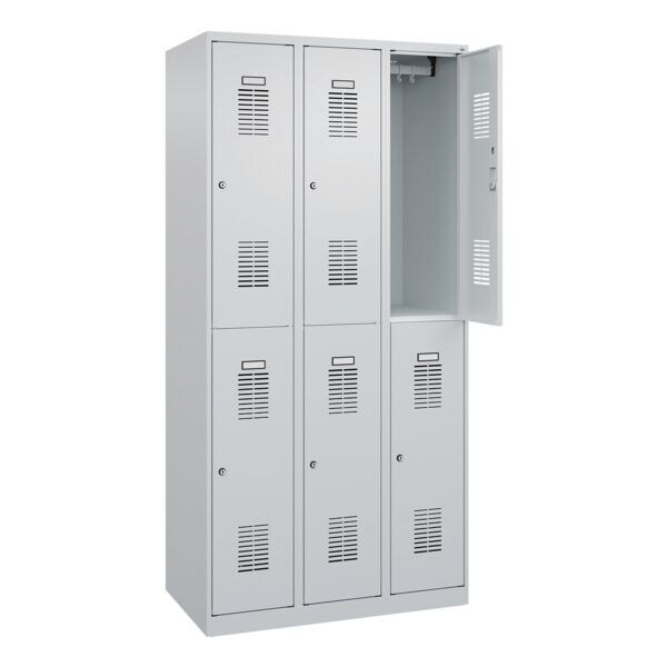 Garderobekast »Basis PLUS« 3x2 met cilinderslot