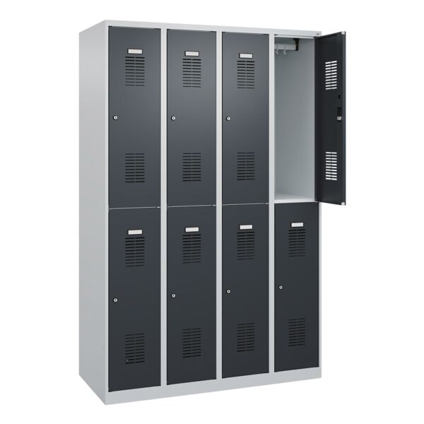 Garderobekast »Basis PLUS« 4x2 met cilinderslot