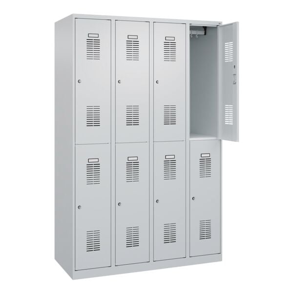 Garderobekast »Basis PLUS« 4x2 met cilinderslot