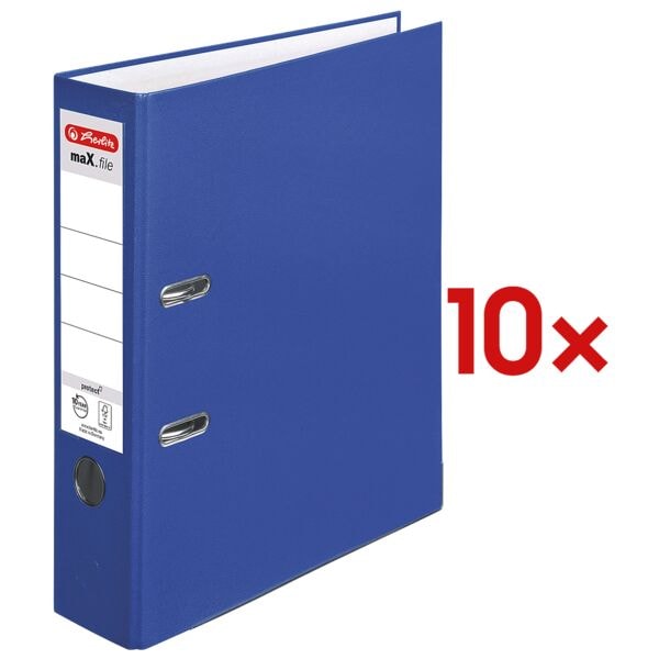 10x ordner »maX.file protect« breed