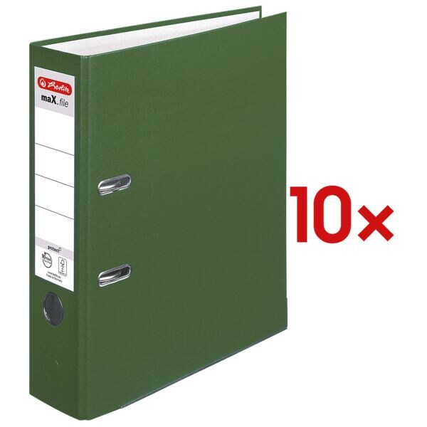 10x ordner »maX.file protect« breed