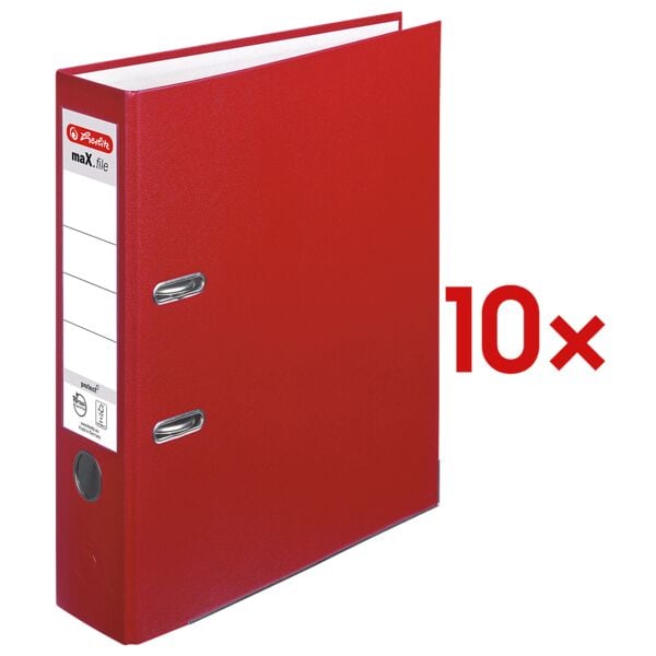 10x ordner »maX.file protect« breed