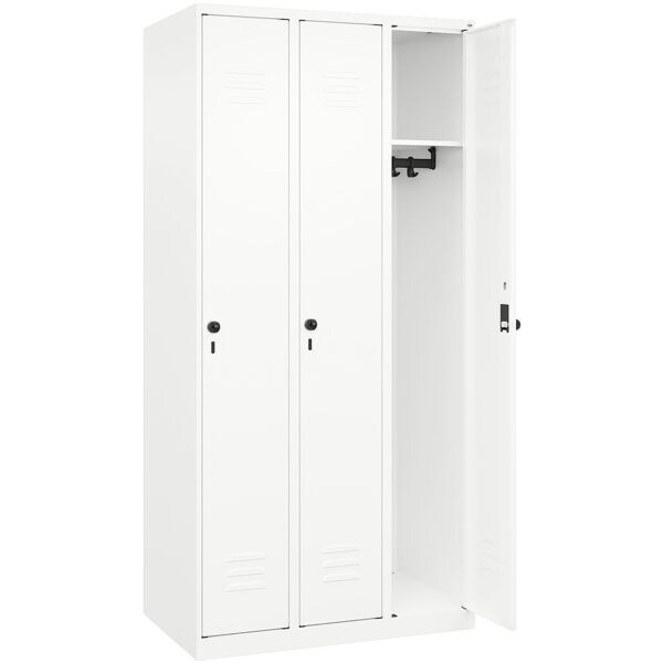 Garderobekast »Classic PLUS Korpus anthrazit« 3x1 vakken