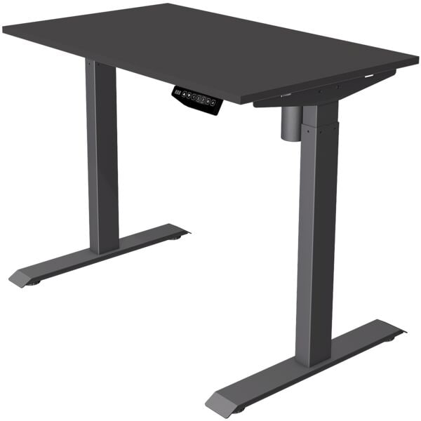 In hoogte verstelbaar bureau (elektrisch) »Move 1« 100 cm antraciet frame