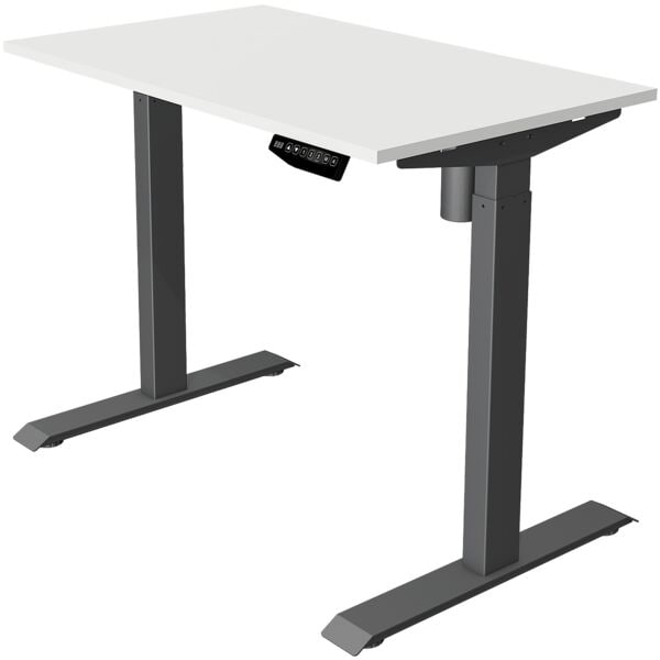 In hoogte verstelbaar bureau (elektrisch) »Move 1« 100 cm antraciet frame