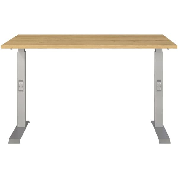 In hoogte verstelbaar bureau (handmatig) »Downey« 120 cm