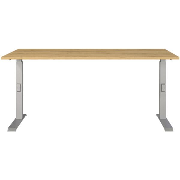 In hoogte verstelbaar bureau (handmatig) »Downey« 160 cm