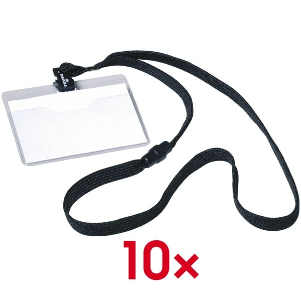 Badges »Textielkoord« - 10 stuks