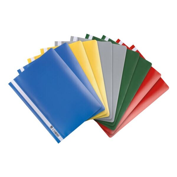 Set van 10 A4 losbladige ordners, capaciteit: 160 bladen