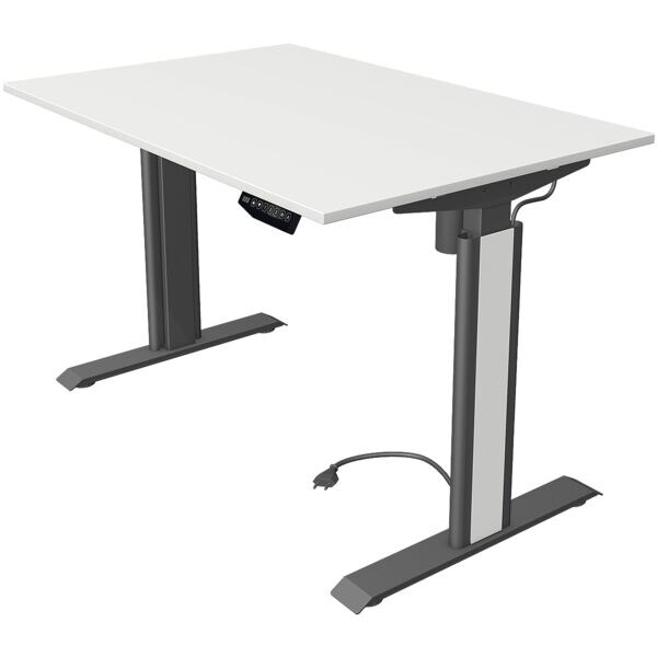 In hoogte verstelbaar zit/stabureau (elektrisch) »Move 1 Advance« 120 cm antraci