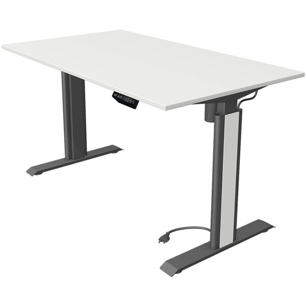 In hoogte verstelbaar zit/stabureau (elektrisch) »Move 1 Advance« 140 cm antraci